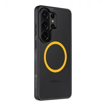 Taktiskais aizmugurējais vāciņš MagForce Hyperstealth 2.0 Samsung Galaxy S26 Ultra, melns/dzeltens