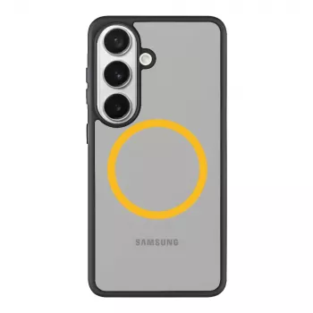 Taktiskais aizmugurējais vāciņš MagForce Hyperstealth 2.0 Samsung Galaxy S26, melns/dzeltens