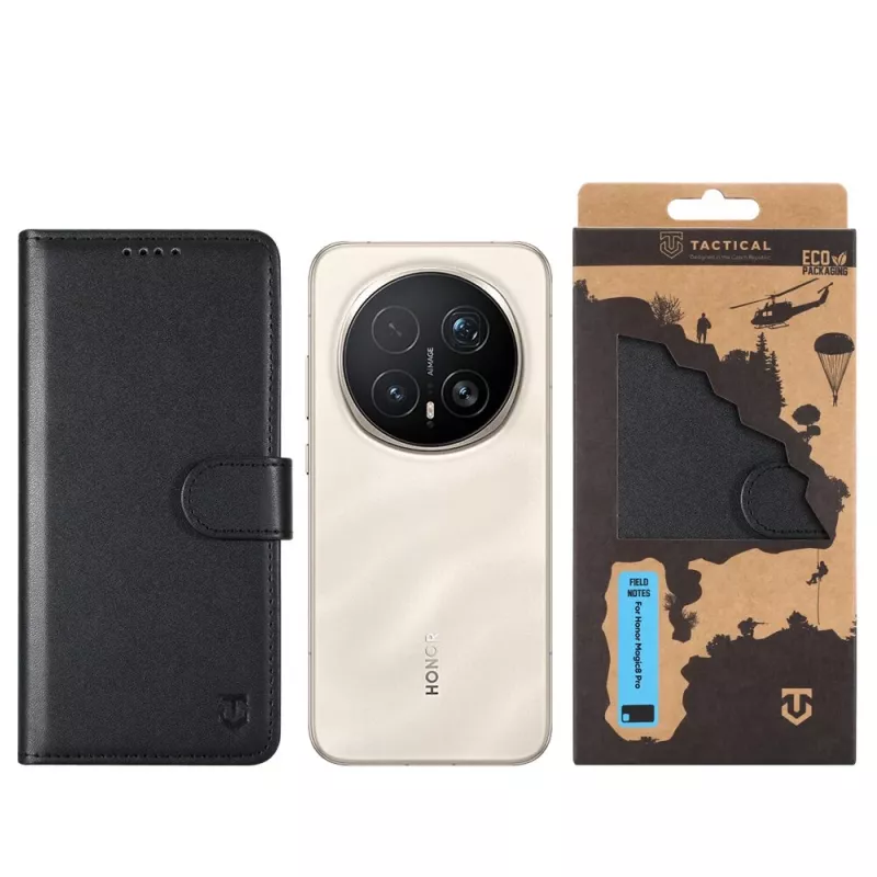 Taktiskais grāmatu vāks Field Notes Magic8 Pro melns