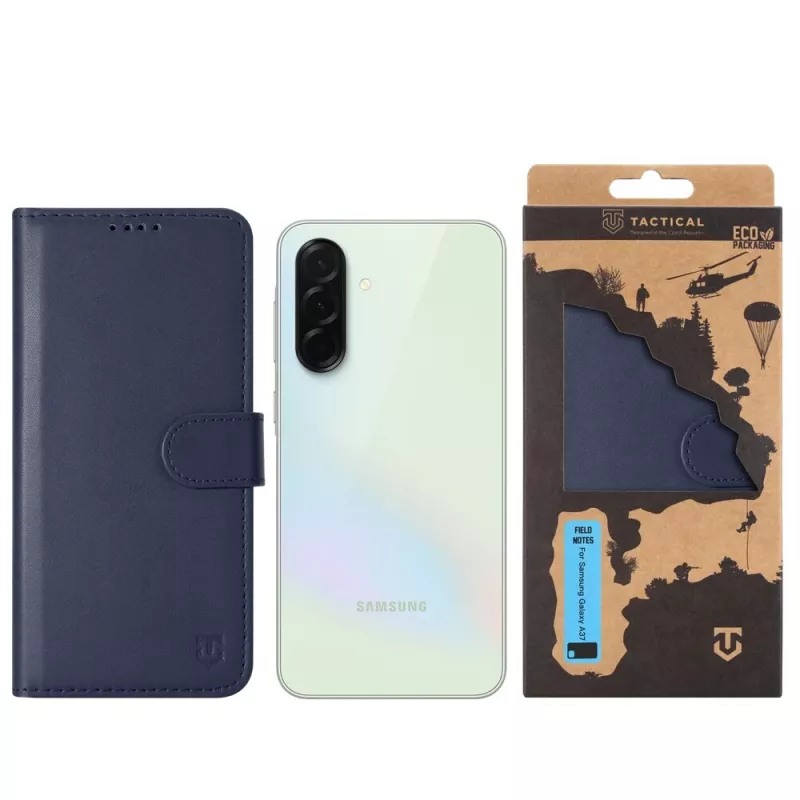 Tactical Book Cover Field Notes Galaxy A37 tumši zils