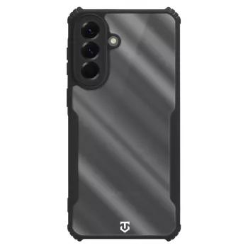 Tactical Quantum Stealth aizmugures vāciņš Galaxy A57 caurspīdīgs/melns