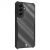Tactical Quantum Stealth aizmugures vāciņš Galaxy A57 caurspīdīgs/melns