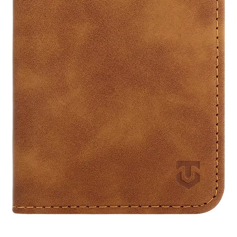Tactical Book Cover Xproof Galaxy A37 — grāmatveida futrālis, dubļu brūns