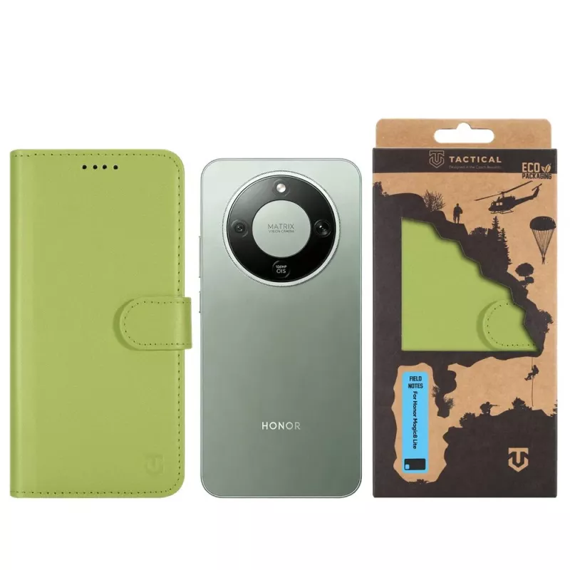 Tactical Book Cover Field Notes Magic8 Lite zaļš