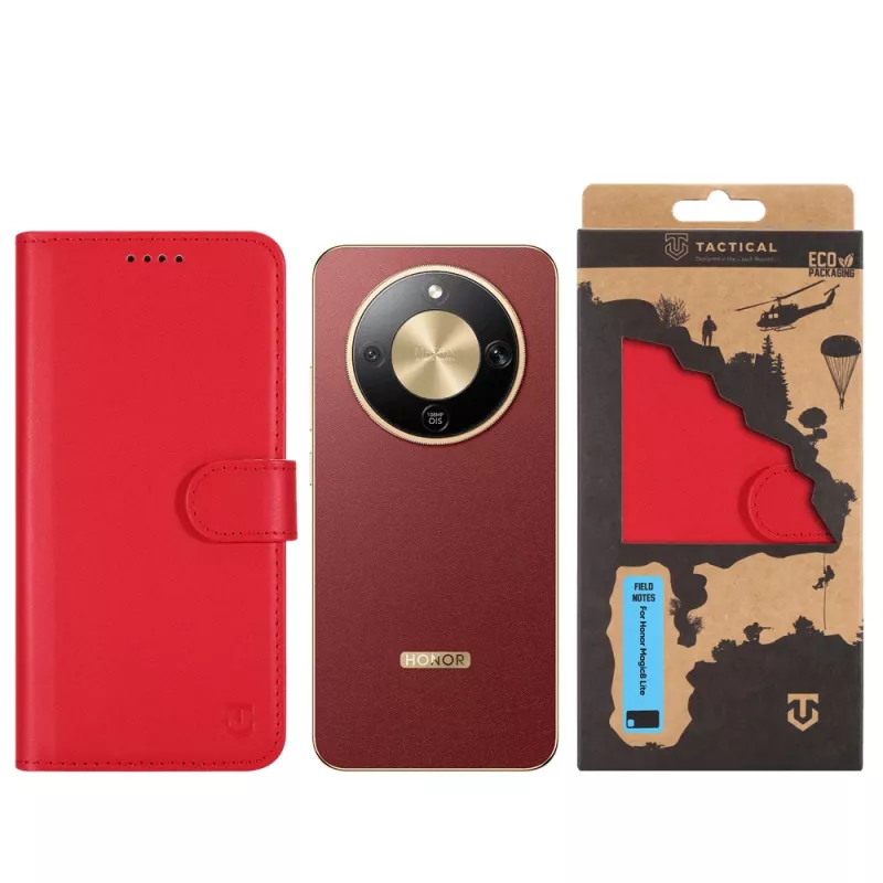 Tactical Book Cover Field Notes Magic8 Lite Red