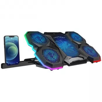 Rampage X-RANGER 9-17 RGB regulējams klēpjdatora dzesētājs