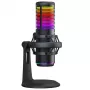 Rampage Bemol RGB USB-C spēļu mikrofons, melns