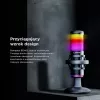Rampage Bemol RGB USB-C spēļu mikrofons, melns