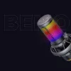 Rampage Bemol RGB USB-C spēļu mikrofons, melns