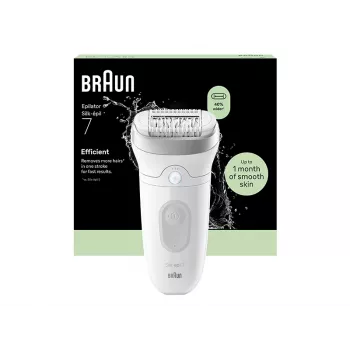 Braun Silk-épil 7 SE7-011 Epilators Silver/White