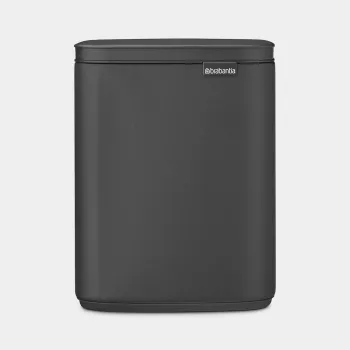 Brabantia Bo Waste Bin 7 Litre Mineral Infinite Grey