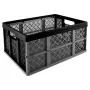 Helit Klappbox Basic H6180495 32L salokāma uzglabāšanas kaste Melna/Pelēka