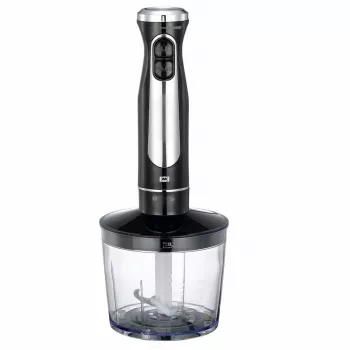 Melissa & Doug Blender Set ar smalcinātāju, putotāju, krūzi, melna un nerūsējošā tērauda (16210069)
