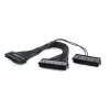GEMBIRD CC-PSU24-01 24-Pin ATX Barošanas Pagarinātājs, Vīrietis-Sieviete, 30 cm, Melns