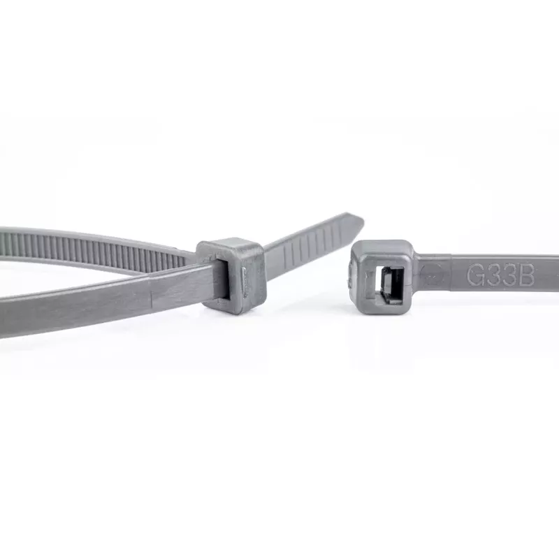 WKK Nylon Cable Tie Grey 370x4.8mm 100 pcs
