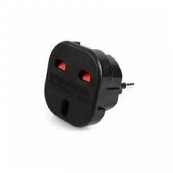 HQ Power Plug Adapter no UK (Apvienotā Karaliste) 3-Pin uz Euro Kontaktligzdu - UK uz EU Adapteris (OEM)