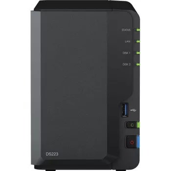 Synology DS223 2-Bay 8TB NAS with 2x 4TB Synology HAT3300-4T HDD
