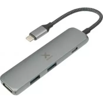 Xtorm XWH03 USB-C Hub - USB 3.2 Gen 1, 4K HDMI, 60W PD, Aluminium, Black