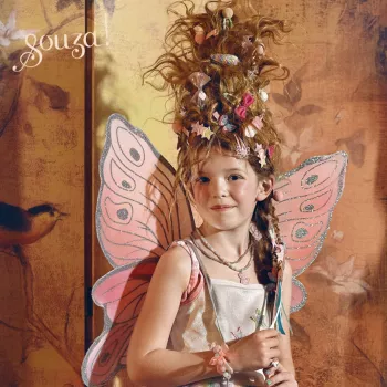 Souza! Louanne Fairy Butterfly Costume Dress and Wings for Girls 8-10 Years