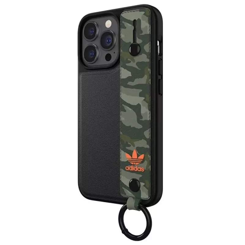 Adidas OR Hand Strap Case for iPhone 13 Pro/13 6.1 inch Black-Green