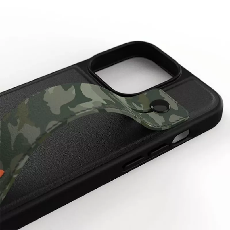Adidas OR Hand Strap Case for iPhone 13 Pro/13 6.1 inch Black-Green