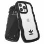 Adidas OR Wavy Case iPhone 13 Pro / iPhone 13 6.1 inch Melns Caurspīdīgs