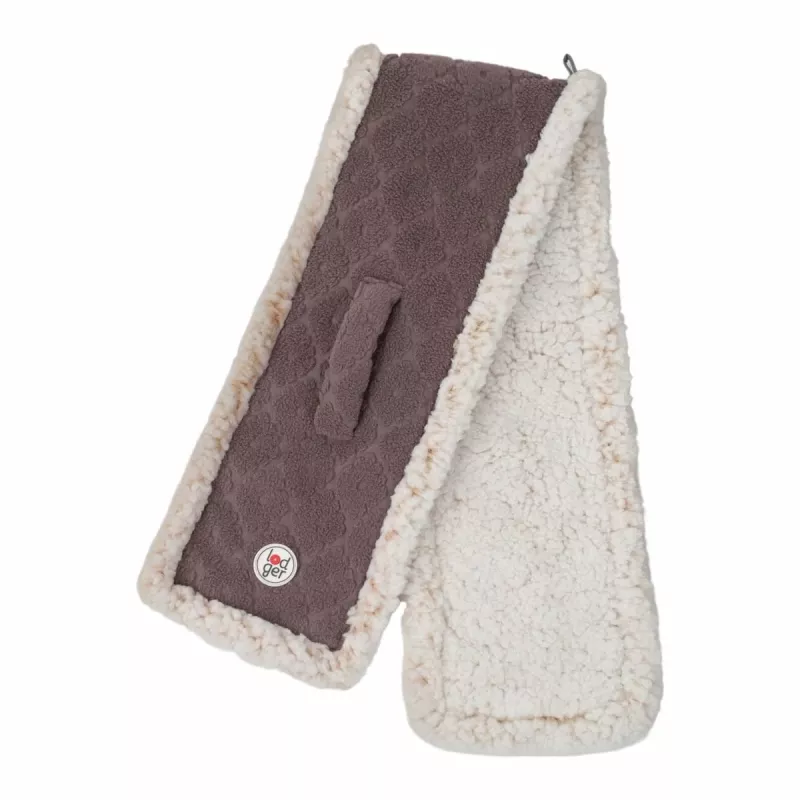Lodger Double-Layer Fleece Neck Warmer Mauve