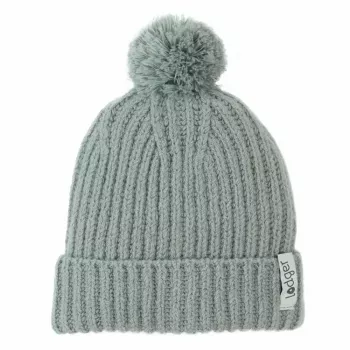 Lodger 100% Merino Wool Beanie Hat Mint Silk 6-12 Months