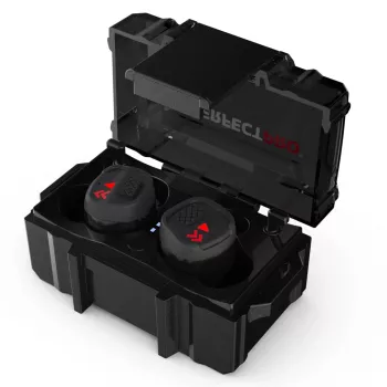 PerfectPro H-10 Aizsargājošas Iekšējās Austiņas ar Mikrofonu, 29 dB SNR, Melna/Dzeltena