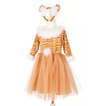 Souza! Thara Tigress Costume Dress + Headband for Girls 3-4 Years