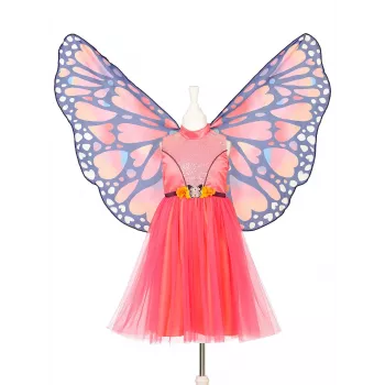 Souza Butterfly Papillon Kostīms Kleita un Spārni 5-7 Gadi