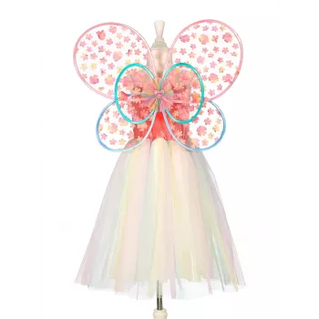 SOUZA! Fairy Butterfly Costume Set Flora Dress and Wings 8-10 Years