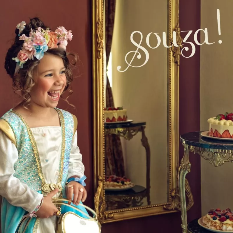Souza! Josephina princeses tērps 5-7 gadu vecumā