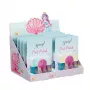 Souza! Mermaid Nail Polish Set for Children - 4 Ūdens bāzes nolobāmi nagu laki (Rozā, Violeta, Zila, Spīdumi)