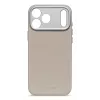 Decoded ādas aizmugurējais vāciņš iPhone 17 Pro Max MagSafe saderīgs Solid Clay