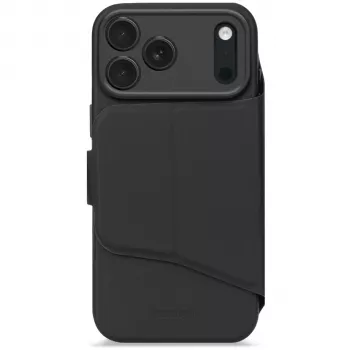 Decoded Silicone Detachable Wallet Case for Apple iPhone 17 Pro Max - Black
