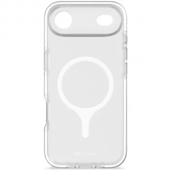 Decoded DropTec Caurspīdīgais aizmugures vāciņš iPhone 17 Air, balts rāmis