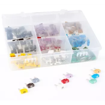 WKK Mini Blade Fuse Assortment 135 gab. komplekts