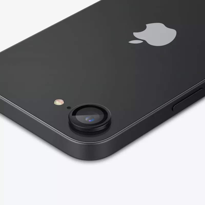 Spigen Optik Pro Glas.tR EZ Fit Camera Protector 2-Pack iPhone 16E/17E Melns