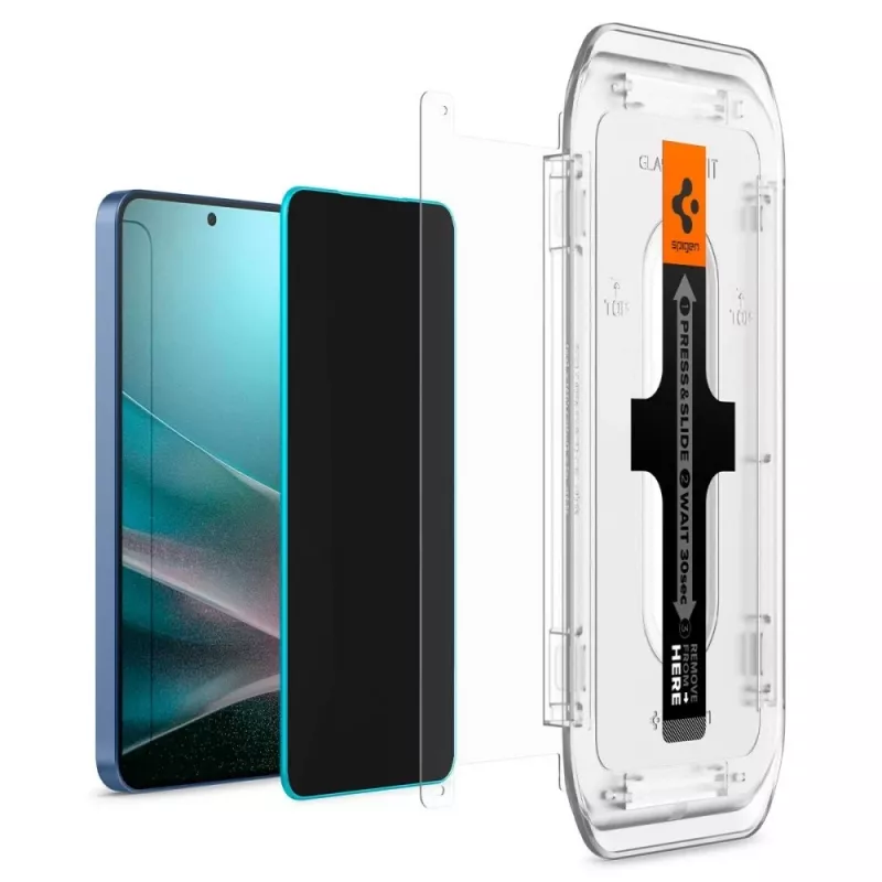 Privātuma rūdītais stikls Spigen Glas.TR EZFIT HD Privacy Samsung Galaxy S24+ 2 gab.