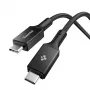 Spigen EB10010CC Essential USB-C to USB-C kabelis 100W 1m Melns