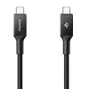 Spigen EB10010CC Essential USB-C to USB-C kabelis 100W 1m Melns