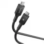 SPIGEN EB10020CC Essential USB-C to USB-C kabelis 100W 200cm Melns