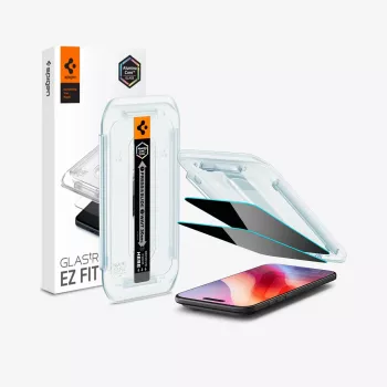 Spigen Glas.tR EZ Fit AC Privacy Screen Protector iPhone Air (2-Pack)