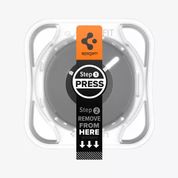 Spigen Glas.TR EZ Fit rūdīta stikla ekrāna aizsargs Samsung Galaxy Watch 44mm (2 iepakojumā) - Caurspīdīgs