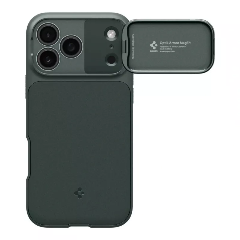 SPIGEN OPTIK ARMOR MAG MAGSAFE IPHONE 15 PRO ABYSS GREEN