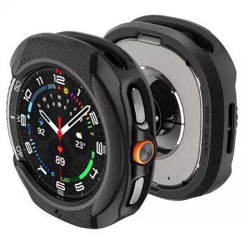 Spigen Liquid Air maciņš Samsung Galaxy Watch 8 Classic (46 mm), matēti melnā krāsā (ACS09841)