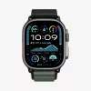 Spigen Rugged Armor Pro WBF1 Siksniņa Apple Watch 44/45/46/49mm Melns/Zaļš