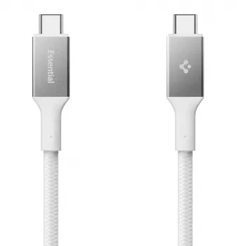 SPIGEN EB10015CC Essential USB-C to USB-C vads 100W 150cm Balts