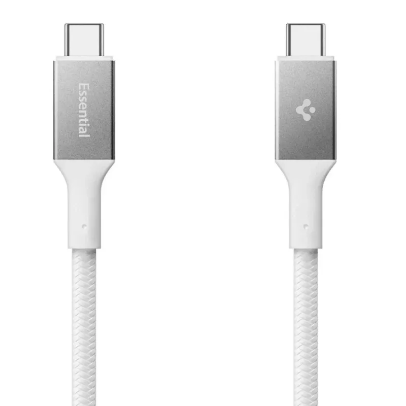 SPIGEN EB10015CC Essential USB-C to USB-C vads 100W 150cm Balts